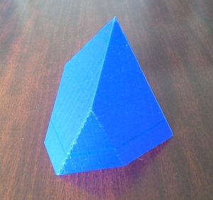 3D printed polyhedral feasible regions